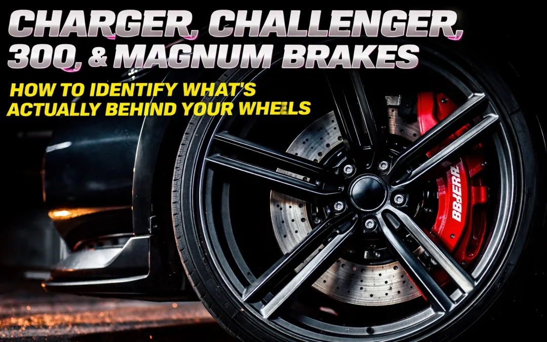 Charger, Challenger, 300, & Magnum Brakes: How to Identify What's Actually Behind Your Wheels