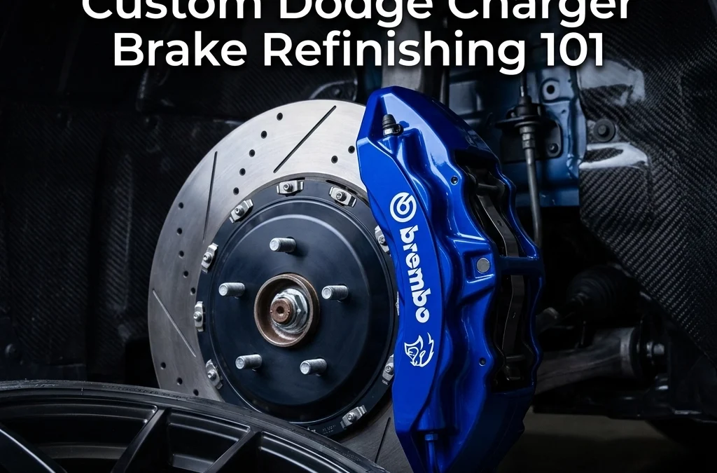 Transform Your Ride: Custom Dodge Charger Brake Refinishing 101